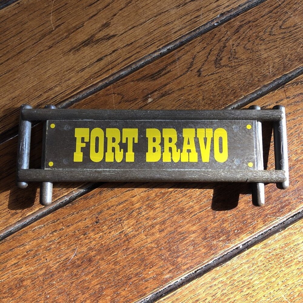 Playmobil FORT Bravo Part: Western Fortress Front Gate Sign #3002531 USA